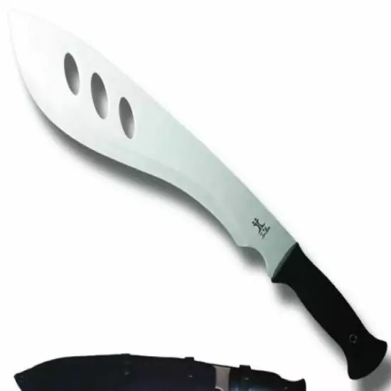 Machete Bush Survival Knife Rubber Grip 36cm Blade Gurkha Nepal Kukri Khukuri 