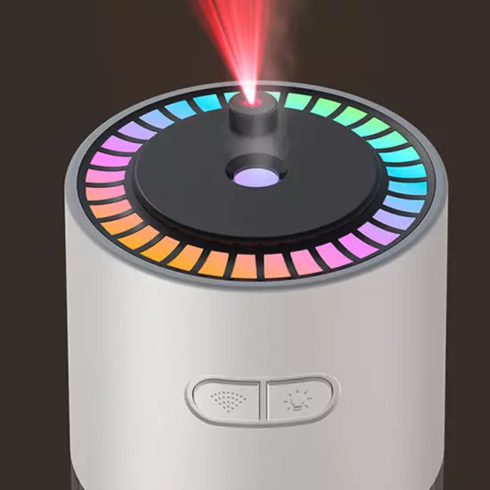 Car Air Humidifier with Colorful Night Light Rechargeable Desktop Aroma Diffuser