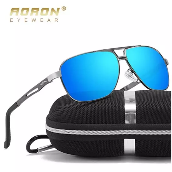 Aluminium HD Polarized Photochromic Sunglasses Men Pilot Eyewear Driving Glasses