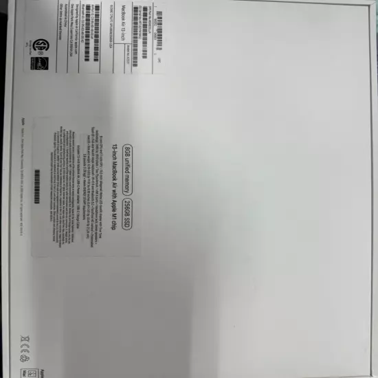 (BOX ONLY) 13-inch Macbook Air with Apple M1 chip