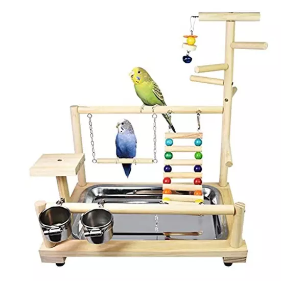 Parrots Playstand, Bird Playground, Bird Parrot Perch Stand, Parrot Climbing ...