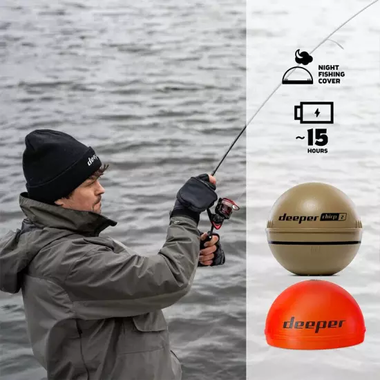 Castable And Portable Fish Finder Depth Finder For Kayaks Boats On The Coast Ice