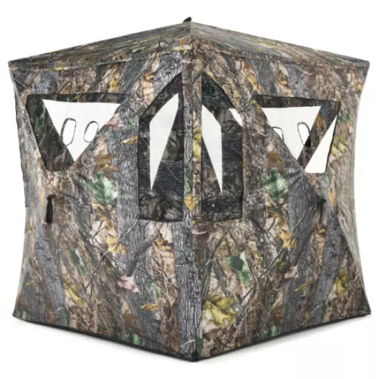 Patiojoy Portable Hunting Blind Pop-up Ground Tent Accommodate 3 People True