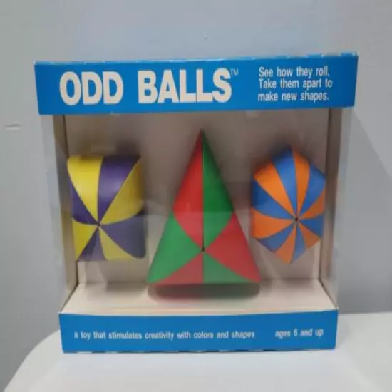 VINTAGE RARE COLLECTIBLE ODD BALLS SET OF 3 ORBIX CORP NEW IN BOX