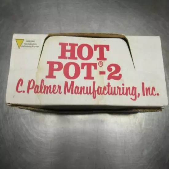 C. Palmer Hot Pot 2 Lead Melting Pot Lead Furnace Made In USA 500 Watts