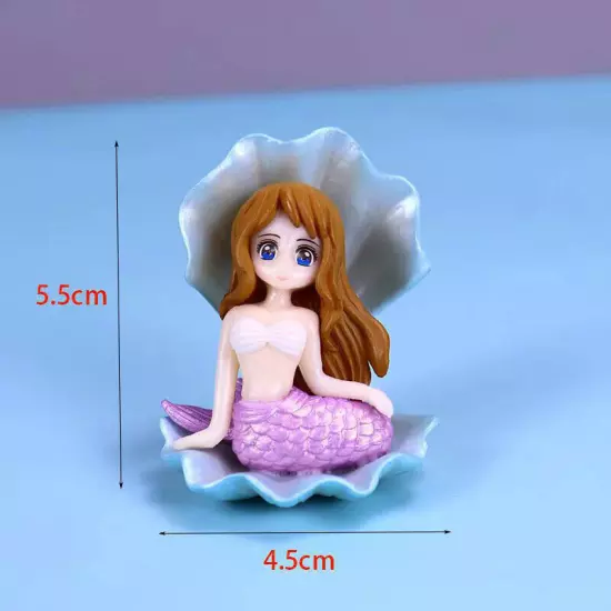 Aquarium Ornament Mermaid Resin Ornament Creative Cartoon Aquarium Decoration Sn