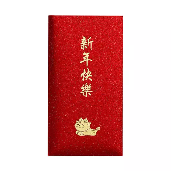 6pcs 2024 Year Of The Dragon Red Packets Spring Festival Wedding Money EnveloJO