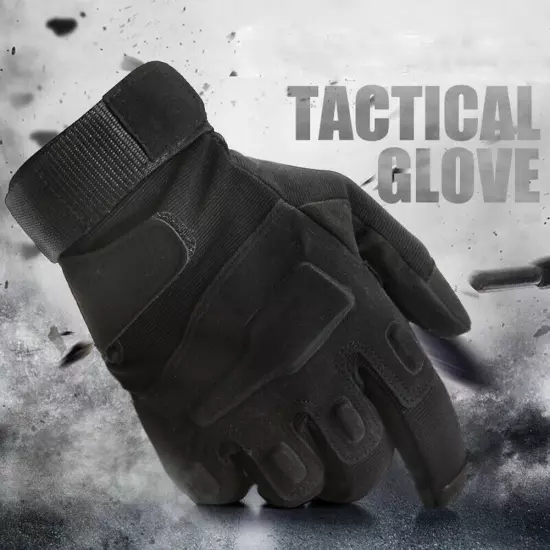 Tactical Full Finger Gloves Army Military Hunting Combat Shooting for Men Women