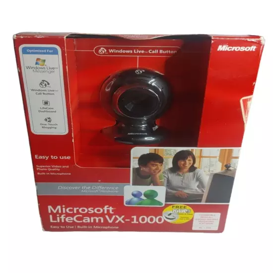 Microsoft Lifecam VX-3000 Webcam great condition