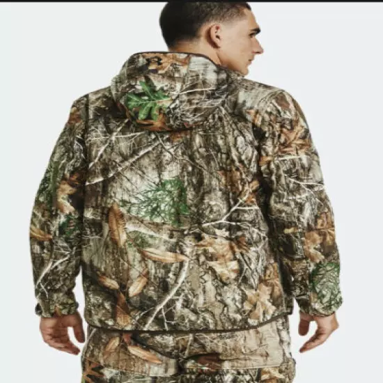 Under Armour Realtree Edge Mid Season Kit Brow Tine Camo Jacket Mens (Size L)