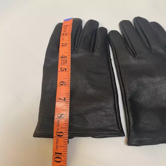 Worthinton Black Leather Driving Gloves (M)