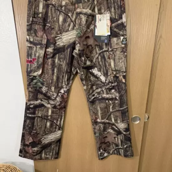 Scent Blocker Sola Women's Knock Out Pant Mossy Oak Infinity Size Large L New