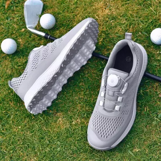 Breathable Golf Shoes Men Lightweight Swivel Buckle Outdoor Golf Training Shoes