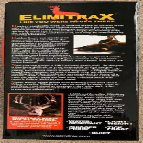 Elimitrax Scent Free Over-Boot System Water Resistant Quiet Tick & Chigger Proof