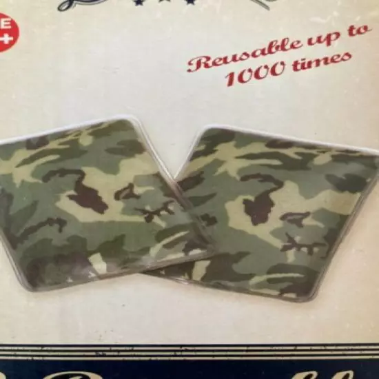 2 Reusable Hand Warmers Limited Edition by Samsonico Camouflage Pattern