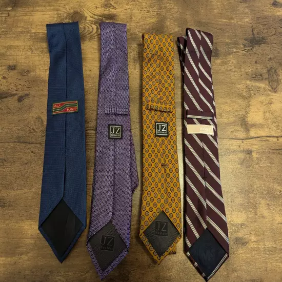 Lot of 16 Assorted 100% Silk Men's Ties