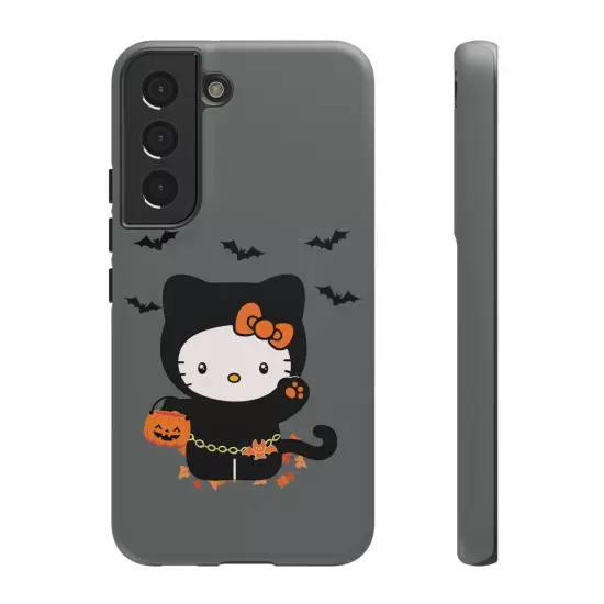 HALLOWEEN HELLO KITTY Phone Case, iPhone and Samsung Glossy Tough Phone Cases