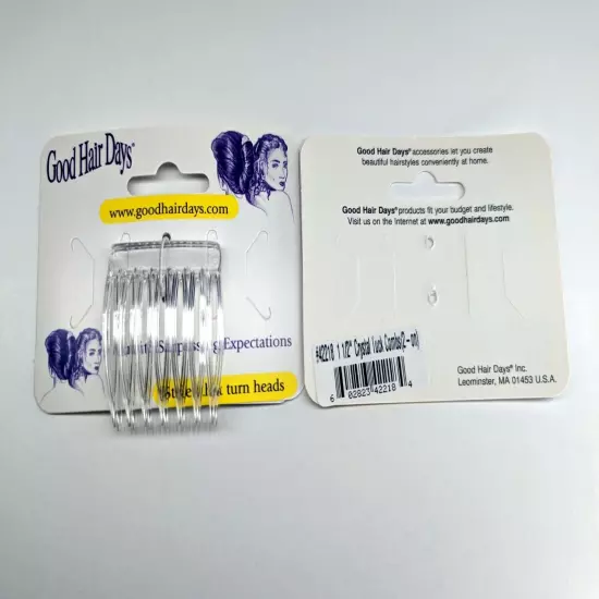 The Original Grip-Tuth® Good Hair Days Tuck Side Combs Made in USA Mix&Match