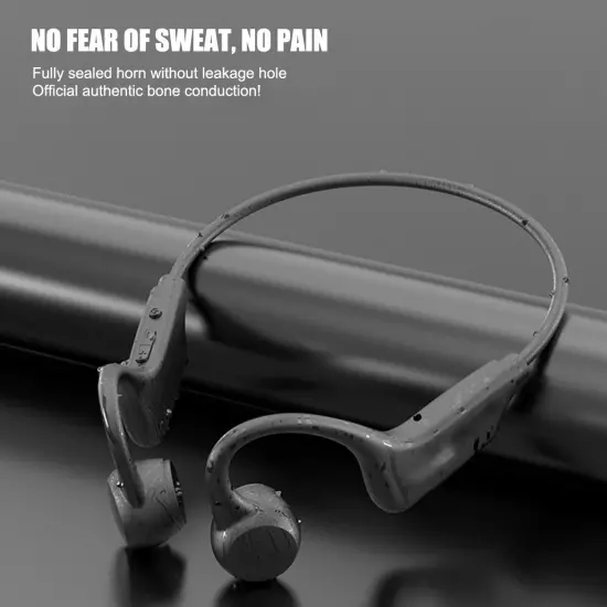 Wireless Bluetooth 5.3 Outdoor Bone Conduction Headphones Earbuds Sport Headset