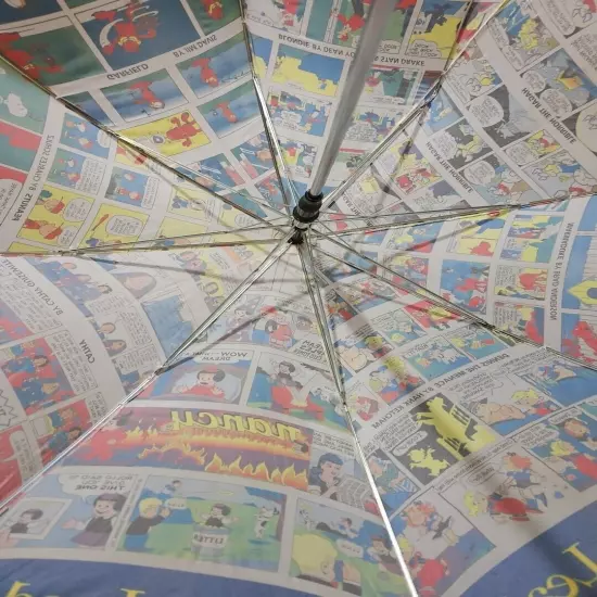 Advertising Times Leader Cartoon Auto Open Umbrella