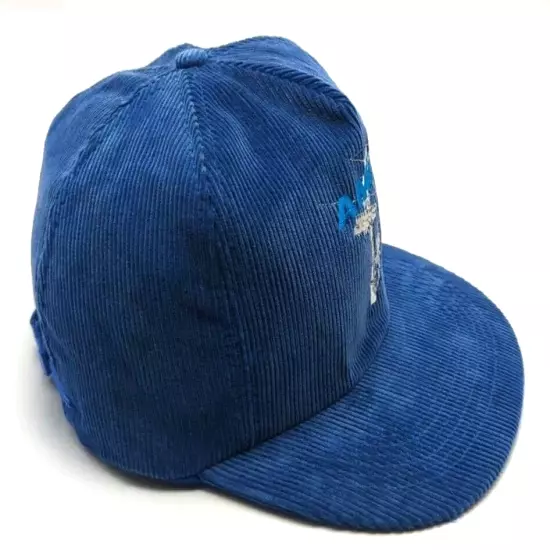 ALAMEDA MUNICIPAL POWER AMP hat vintage corduroy blue adjustable cotton cap