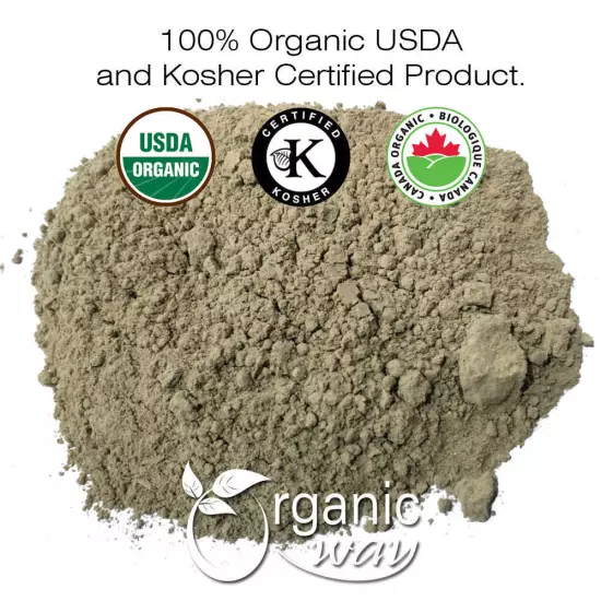 Organic Way Gokshura Powder - Organic, Kosher & USDA Certified | Origin - India