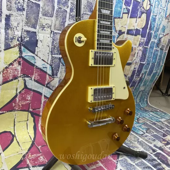 2010 LP Traditional Gold Top Electric guitar solid mahogany chrome hardware