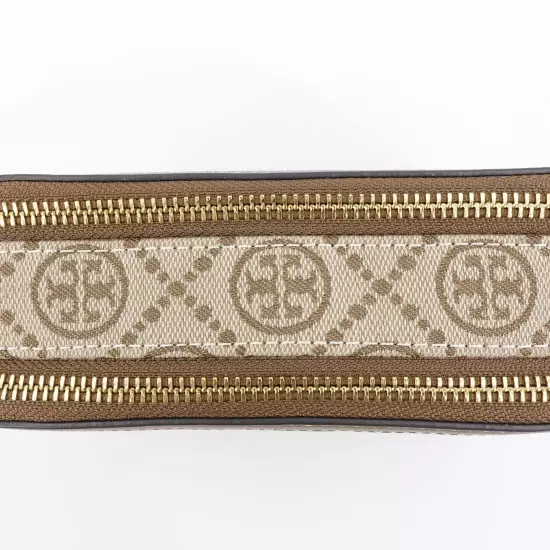 Tory Burch Mini T Monogram Crossbody Bag Hazelnut Brown OS