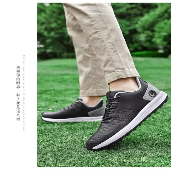 Professional Golf Shoes Men's Anti Slip Sneakers Outdoor Golfers Walking Shoes