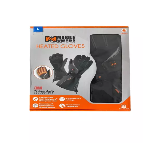 Field Sheer Heated Gloves Tech Gear Mobile Warming Technology Waterproof