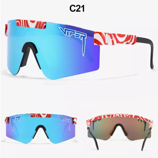 Integrated Lenses Polarized Sunglasses Wind Goggles Cycling Eyewear