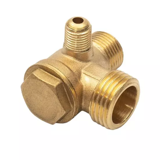 400mm Intake Tube With 3 Port Brass Check Valve 20x16x10mm,For Air Compressor