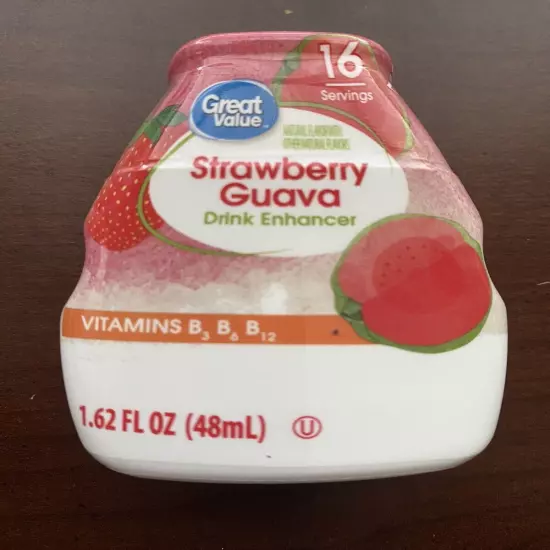 Strawberry Guava Great Value Liquid Water Drink Enhancer