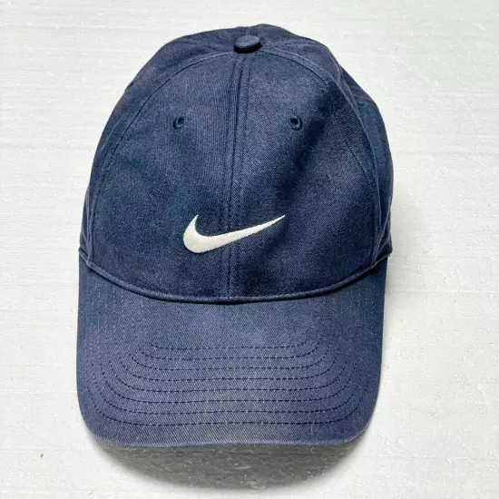 Vintage Nike Cap Hat Men's One Size Blue Just Do It Strapback