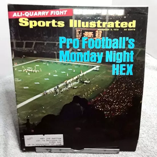 Sports Illustrated November 2 1970 Monday Night Football magazine 