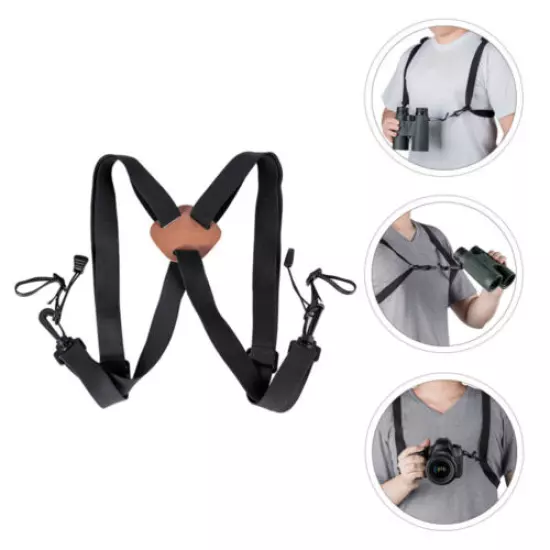 1pc Outdoor Hiking Binocular Chest Strap Binocular Harness Strap