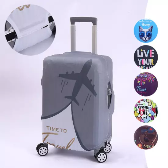 Travel Trolley Case Cover Protector Suitcase Cover Luggage Storage Cover Elastic