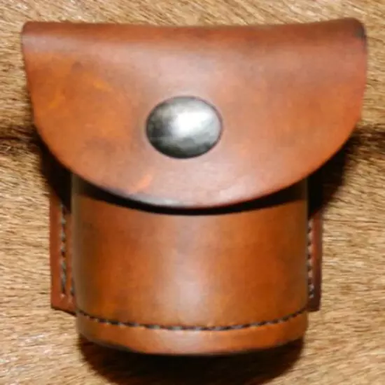 Gary C's Leather Blackpowder Spare Cylinder Pouch 44 cal. for 1847 Walker