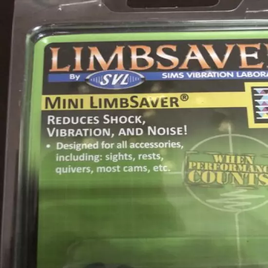 Limbdaver Mini Limbsaver Reduces Shock, Vibration, And Noise! 