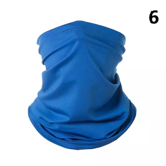 Elastic Face Masks Cooling Covering Breathable Neck Gaiter Bandana Wicking Scarf