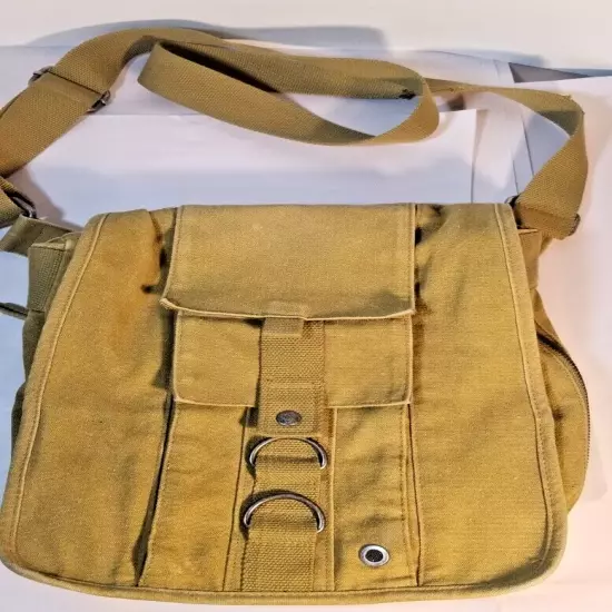 R. Lauren? Denim Supply Co. Crossbody Messenger Bag/Purse Army Green Canvas