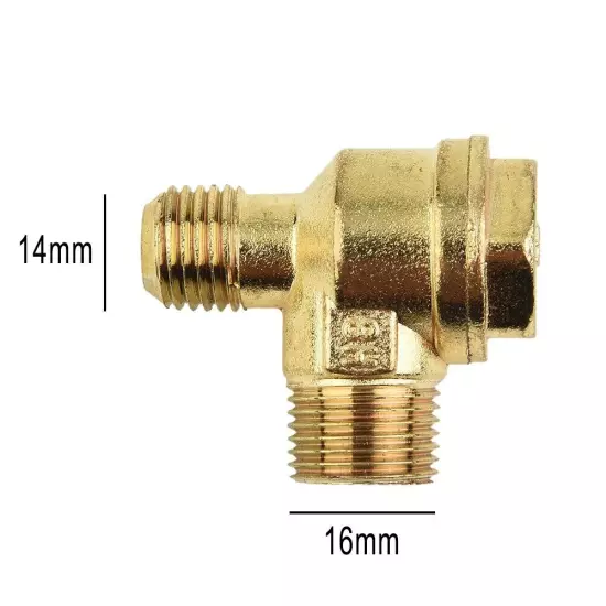 Check Valve For Air Compressor Replacement 2 Port Check Valve Connector Tool