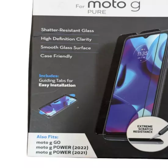 Duraglass Tempered Glass Screen Protector Moto G. Pure ,GO, POWER 2021 2022