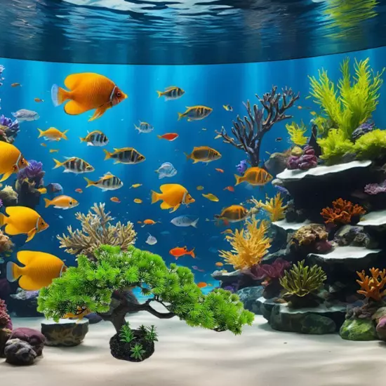 1* Artificial Fish Tank Simulation Water Plan U8R5