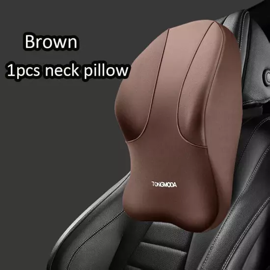 Car Lumbar Back Support Headrest Neck Pillow Universal Soft Neck Pillows Cushion