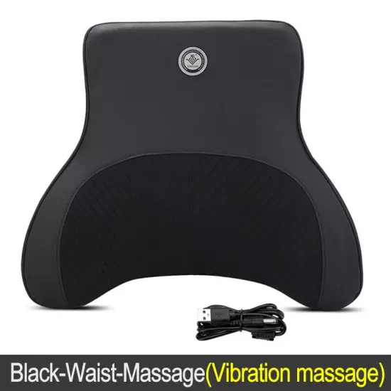 Car Massage Neck Support Pillow Seat Back Support Headrest Pillow Travel Pillow