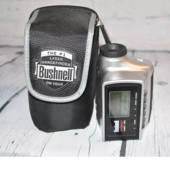 Bushnell Hybrid Golf Rangefinder with carrying case