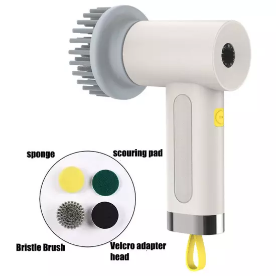 Electric Cleaning Brush Cordless 4 in 1 Rechargeable Spin Scrubber Rechargeable