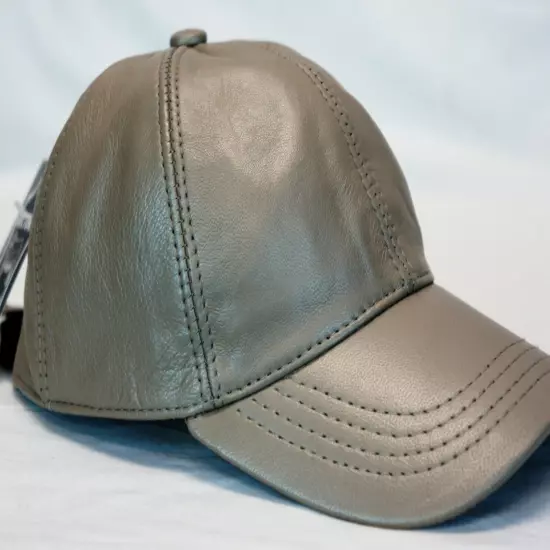 New 100% Real Genuine Lambskin Leather Baseball Cap Hat Sports Visor 40 COLORS