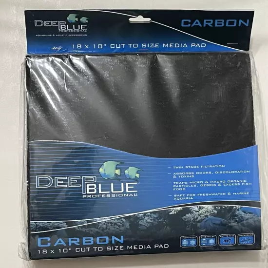 Deep Blue Professional Filter Pad Carbon Cut To Size 18 x 10 Inches